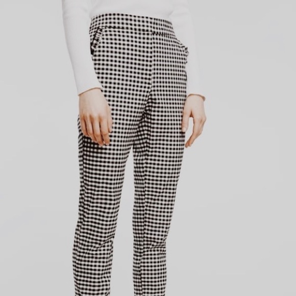 Zara Pants - Zara basic gingham pants